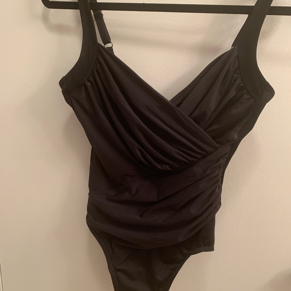 Black one piece Miracle Suit - Size small